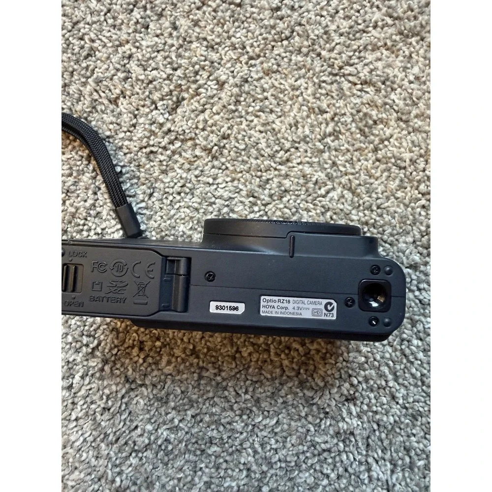 Pentax Digital Camera Optio RZ18 16.0MP 18x Zoom Black NO MEMORY CARD
